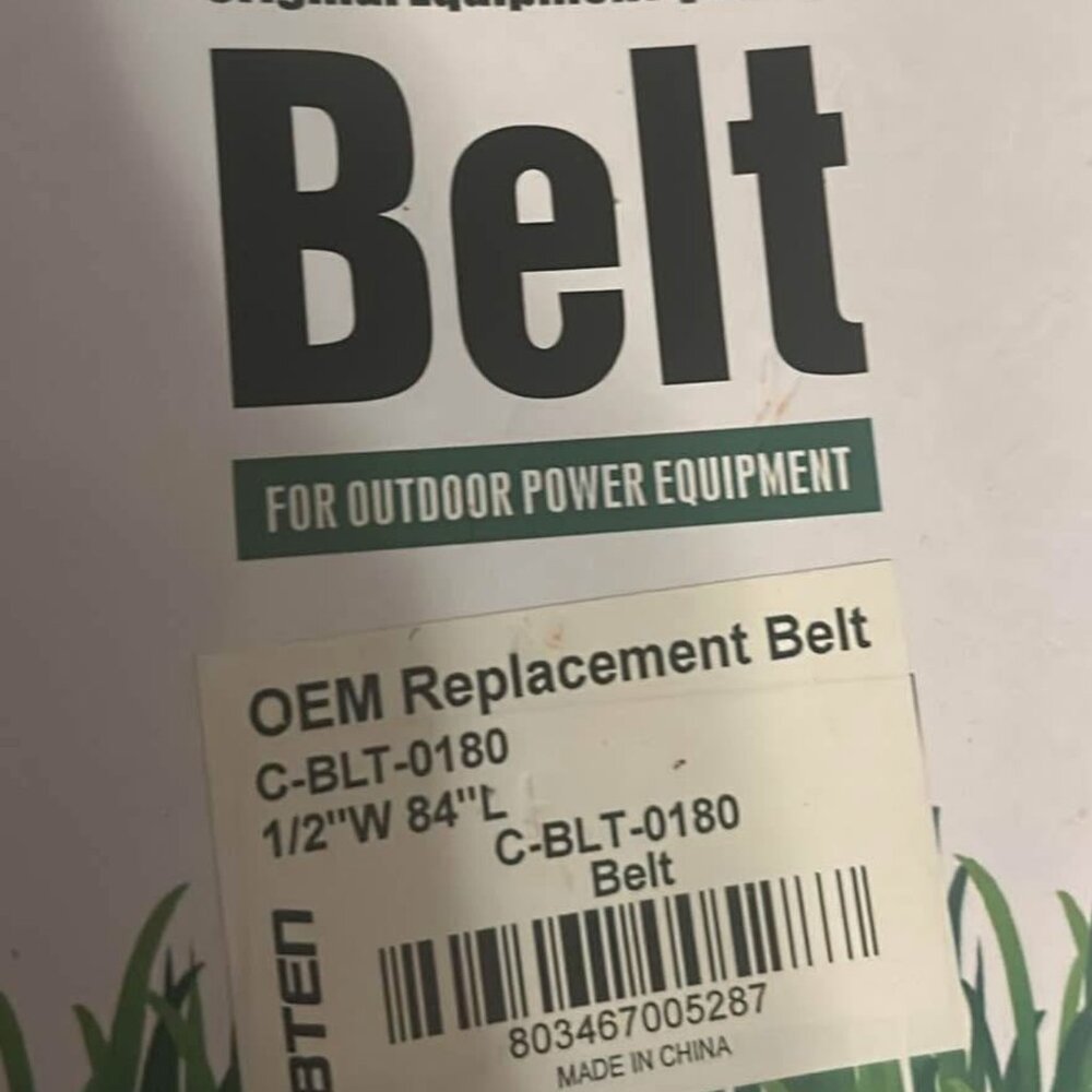 NEW OEW REPLACMENT BELT NEW